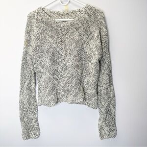 Eileen Fisher Women's Round Neck Sweater Large Peruvian Cotton Marbled Small